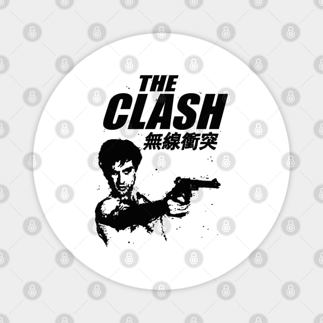 The Clash London Magnet by Allotaink